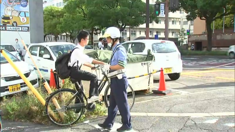 「自転車も信号無視とか一時不停止といったルールは車両と同じ」香川県内12か所で一斉に交通指導取締り