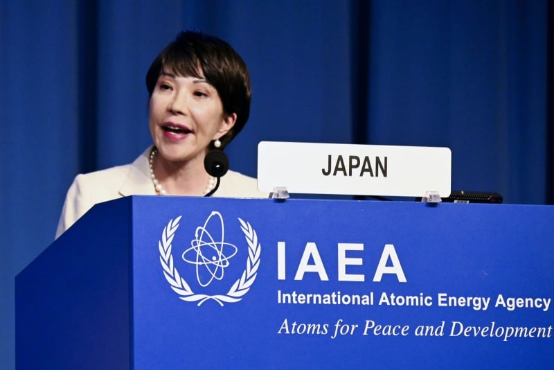 During Japan and China, exchanges between IAEA and nuclear power plant treated water released into ocean