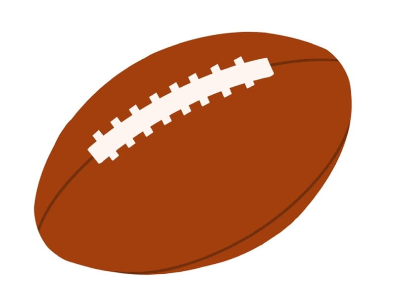 Beginners tend to mistake the ``rugby ball emoji'' Difference from American football Isn't it actually brown? At the World Cup?