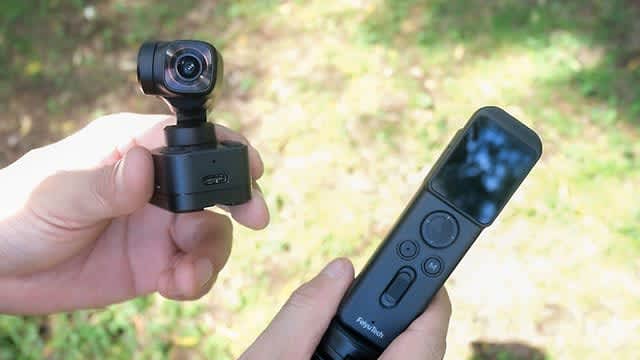 "Feiyu Pocket 3" video review.Ultra-compact gimbal camera that can be separated and remotely controlled