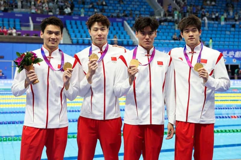 金1個の低迷競泳日本に代わり中国がアジア大会席巻　地元メディア喝采「男子は弱い時代続いたが…」