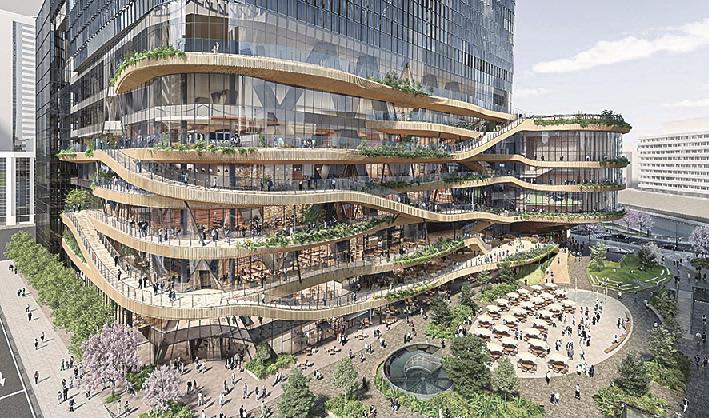 三菱地所／トーチタワー（東京都千代田区）新築着工、施工は清水建設
