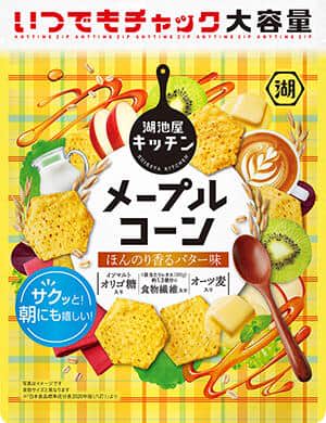 “Maple Corn with a Slight Butter Flavor” from Koikeya “Anytime Chuck”