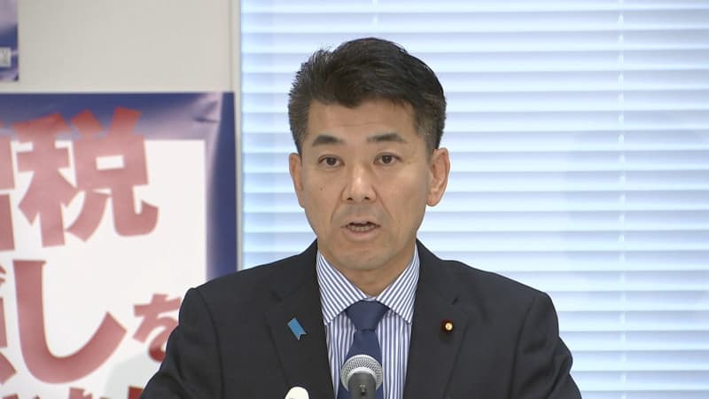 立憲代表が万博建設費増に「許容いけない」　維新の自治体寄付に皮肉「大阪は大丈夫ですか」