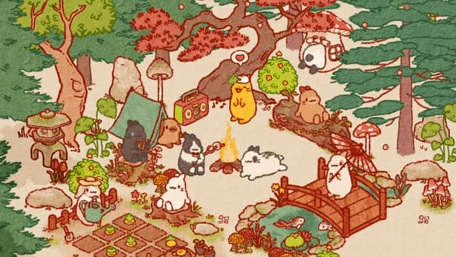 Recommended for “Atsumori” fans!``Usagishima'', a soothing game where you can decorate a deserted island and play with cute rabbits...