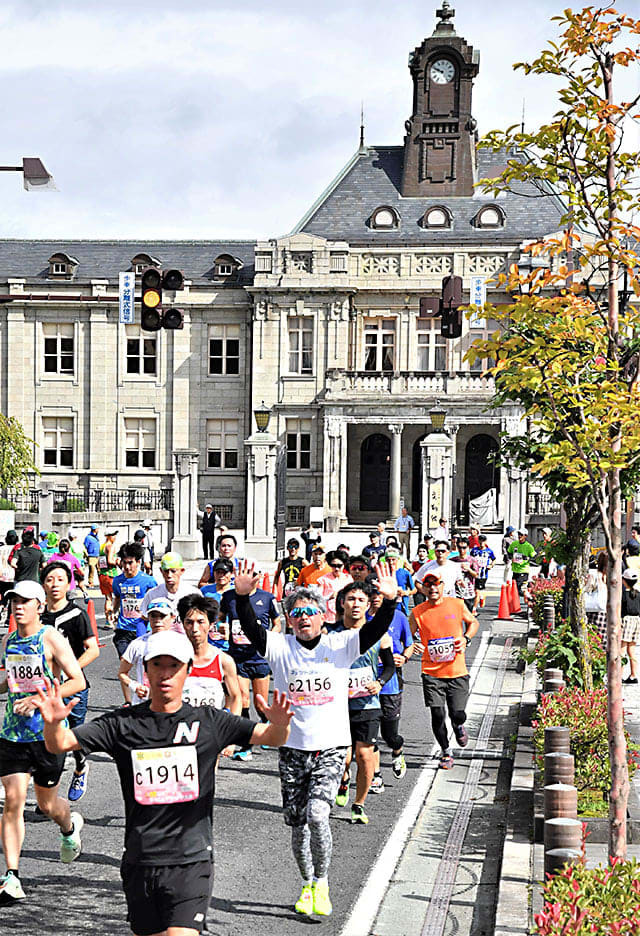 県都の秋、5000人力走　まるごとマラソン、4年ぶり通常開催