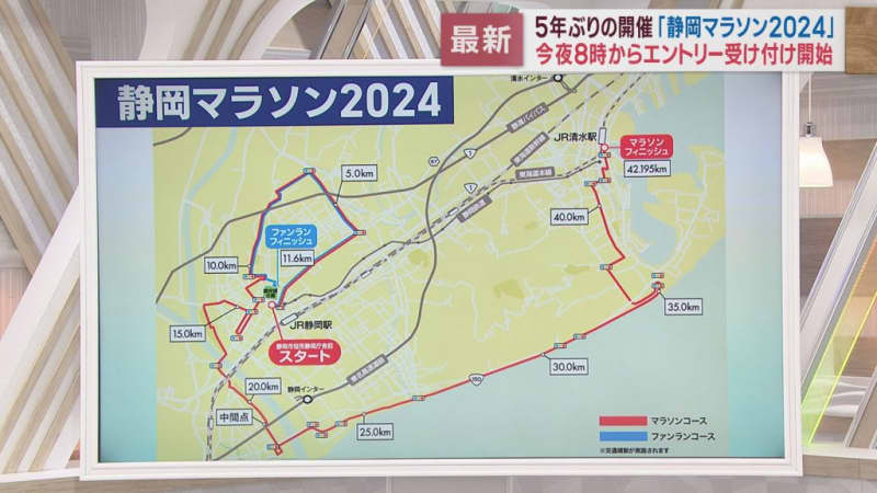 ５年ぶり開催『静岡マラソン』エントリー始まる　富士山の絶景を望み駿河路を駆け抜ける