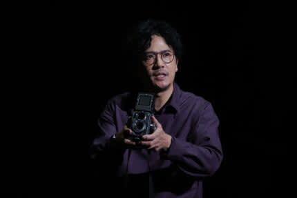 Goro Inagaki professes that he loves cameras so much that he has a darkroom at home.