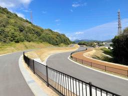 Completed 7.2km long permanent cycling road, one of the top in Japan