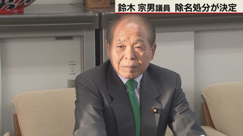 Japan Restoration Party Member of the House of Councilors Muneo Suzuki to be expelled