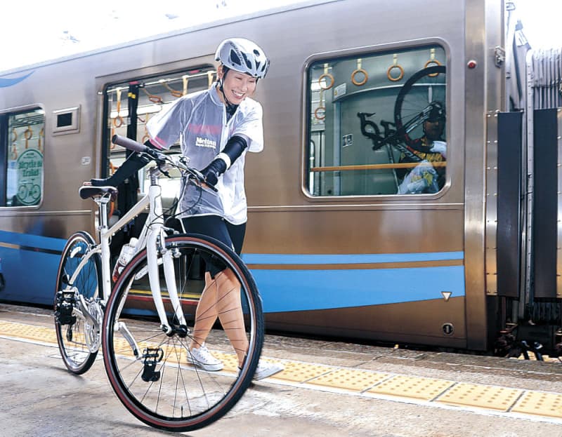 自転車持って電車で石川へ　初のサイクリングツアー