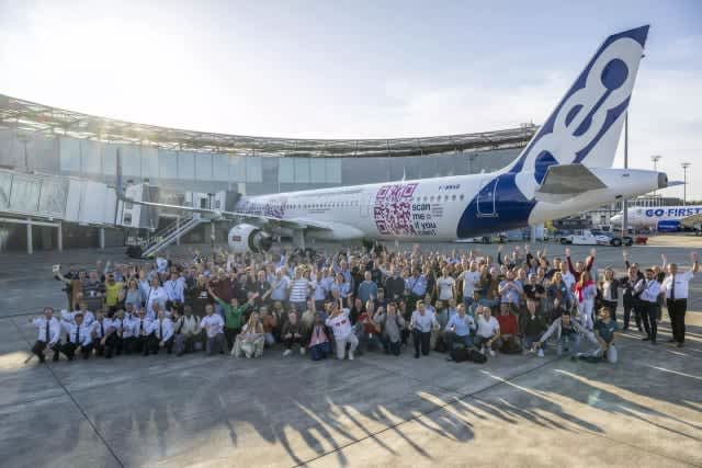 A321XLR、エアバス関係者200人を乗せ初の「旅客飛行」デモ実施！開発順調をアピール