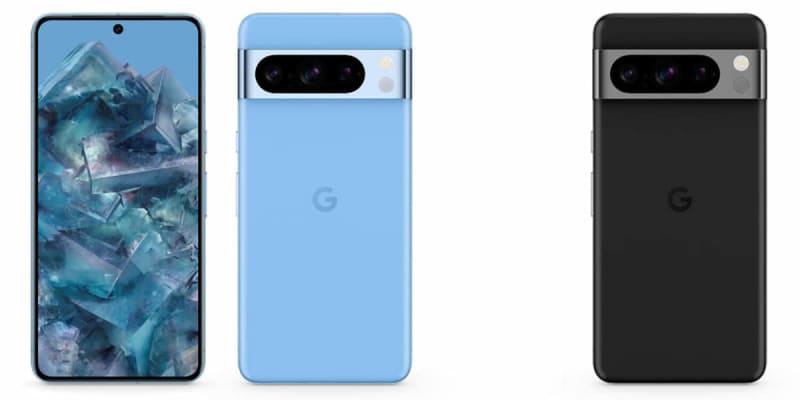 "Google Pixel 8" series 2 models with enhanced camera-related functions