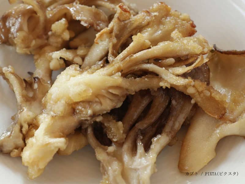 This is how to season fried maitake mushrooms!Yukiguni Maitake's post was ``so delicious''