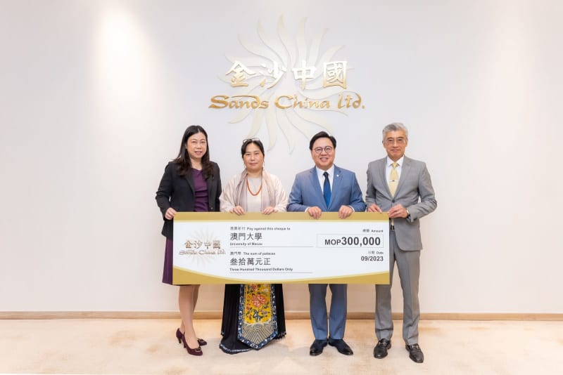 Sands China, a major casino IR operator in Macau, has donated scholarships to local students for 17 consecutive years…total amount of approximately 2.7 million yen…
