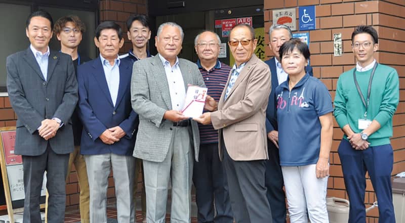 For the welfare of Hadano, the Kagura Society donates to Matsushitaen, a support facility for people with intellectual disabilities. Hadano City