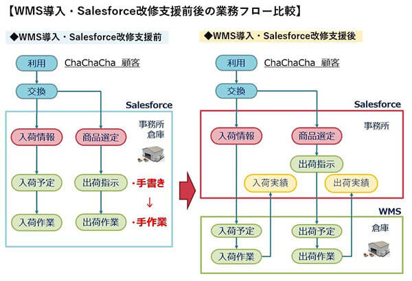 Suzuyo Shinwart, in charge of WMS introduction support and Salesforce modification support for “ChaChaCha”