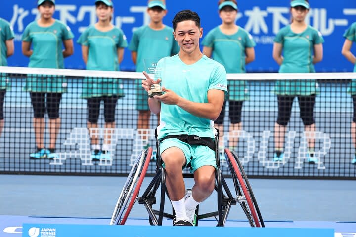 17-year-old wheelchair tennis player Kaito Oda wins his first Japan Open championship! “I think I was able to be myself.” <SMASH>