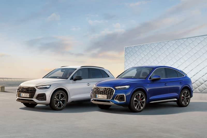 Audi Q5 limited edition car “Q5 high style” equipped with package options as standard and coupe...