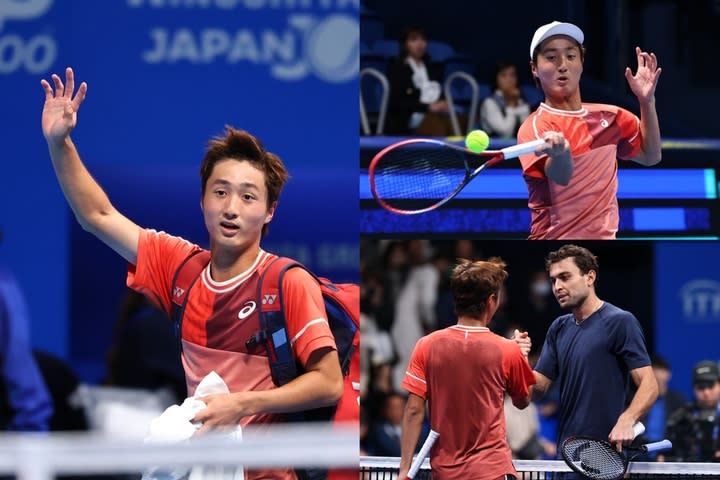 Japan's promising Shintaro Mochizuki did not advance to the Japan Open finals.Although he lost to Karachev, who was in good form, he said, ``I have no regrets at all...''