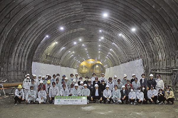 トンネル専門協／横浜環状南線釜利谷庄戸トンネル工事現場（横浜市）で見学会