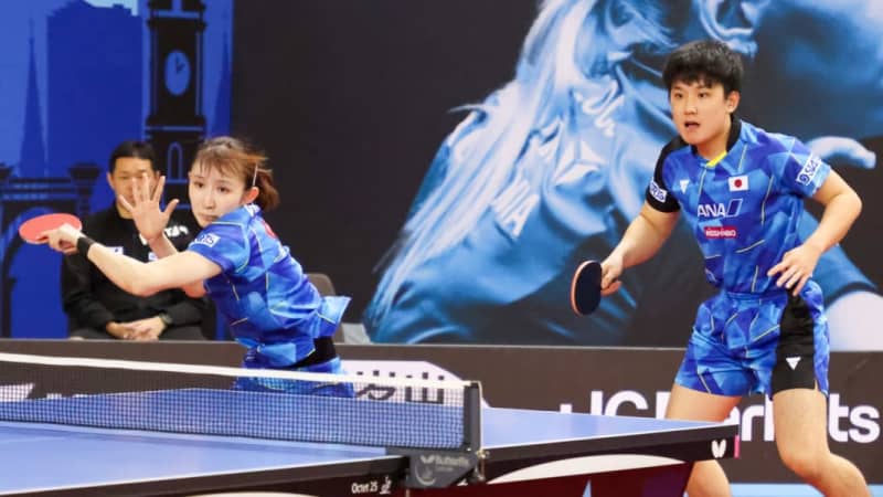 張本智和/早田ひなペア、フランスの10代ペアを撃破で今季国際大会初V＜卓球・WTTコンテンダー…