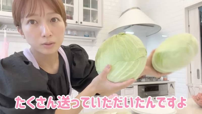 Nozomi Tsuji ``Cabbage rolls cannot be a side dish.'' Cooking in large quantities attracts attention, but there are also objections from those who want it to be a side dish.