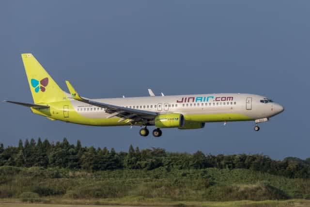 Jin Air launches new service on Narita/Busan route!Japan's 11th route from the winter schedule
