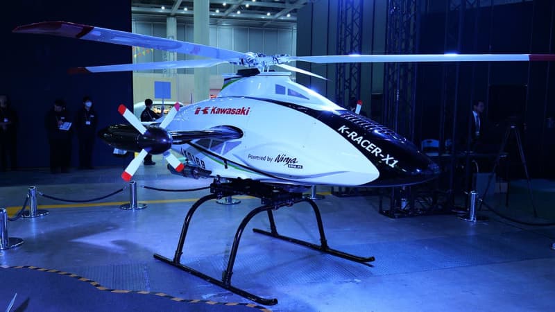 Drone exhibition in various styles from large logistics drones to solutions [JMS2023: Drone]