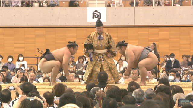 岡山市で大相撲秋巡業 約2500人が観戦　地元出身の備巌山「こんなに歓声をいいただけるとは…」
