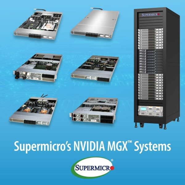 Supermicro、業界初の NVIDIA MGX（TM） システムとなる NVIDIA G…