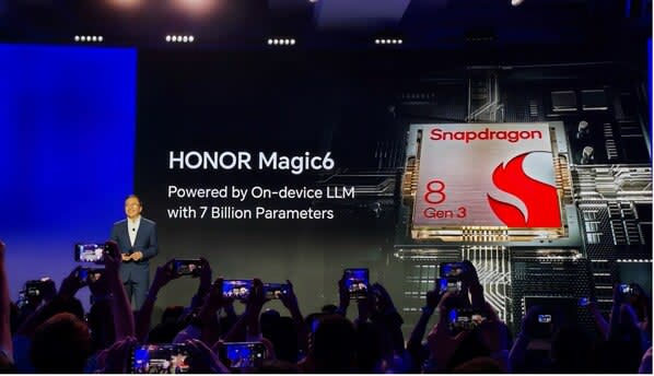 HONOR Magic6はSnapdragon 8 Gen 3モバイルプラットフォームを搭載し…