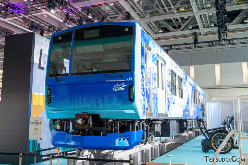 「モーターショー」後継イベントに電車が!?　ドローンなどに混じり「HYBARI」登場