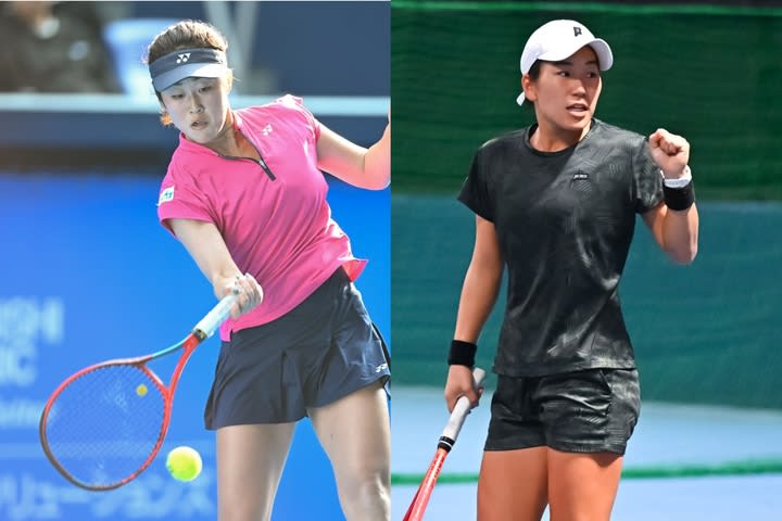 全日本テニス選手権の初日、女子は予選勝者の森崎可南子が21年準Vの光崎楓奈に勝利！昨年プロ転向…