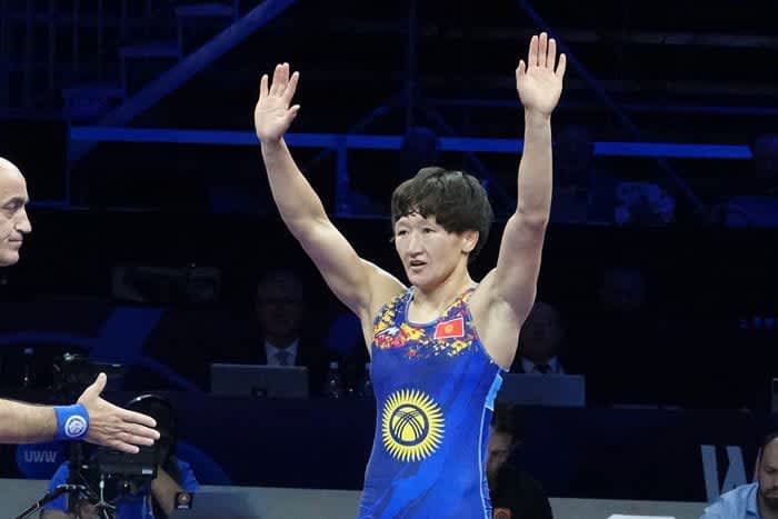<Wrestling> [2023 World Championship Review (16)] Women's 62 kg class / winner, awards ceremony, after the fight