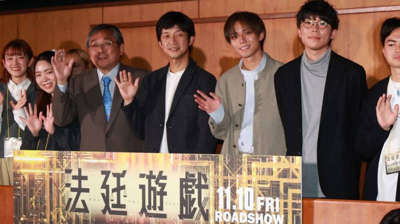 Ren Nagase Follows a nervous professor and calms down the audience Special Lecture Event Report for the movie “Court Game”