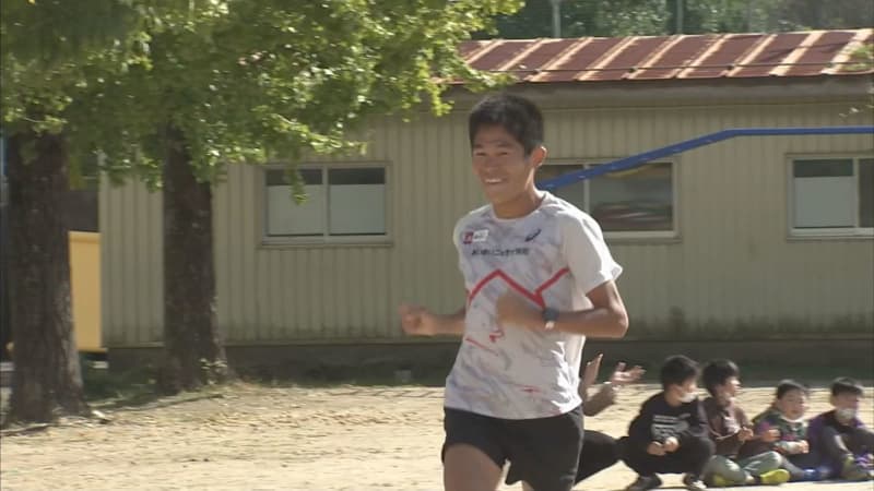 「川内さんはチーターくらい速かった」　マラソン・川内優輝選手が小学校で児童と交流