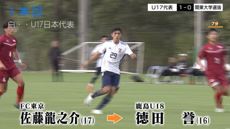 [Soccer] U-17 Japan National Team challenges Kanto University selection! World Cup starts on 10th