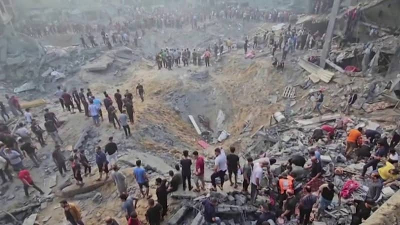 Israel airstrike on Gaza refugee camp leaves many dead and injured