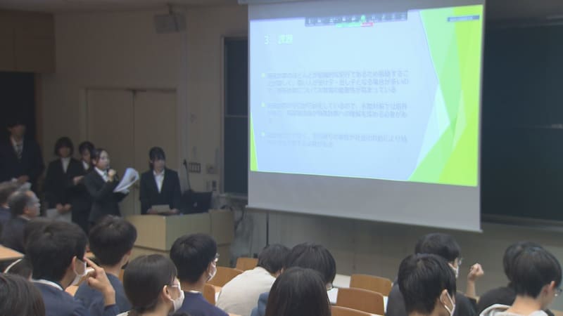 埼大生が大野知事に政策提言／埼玉県