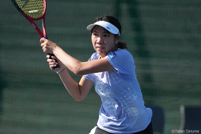Last year's top four player Aoi Ito overwhelmed her opponents with her versatile play and advanced to the quarterfinals [All Japan Tennis Championships]