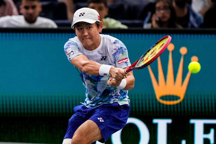 Yoshihito Nishioka will be absent from next week's tournament, announcing the end of this season and thanking his fans, saying, ``Thank you for your support.''
