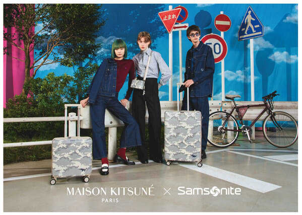 Maison Kitsuné x SamsoniteA stylish expression of your desire to travel...
