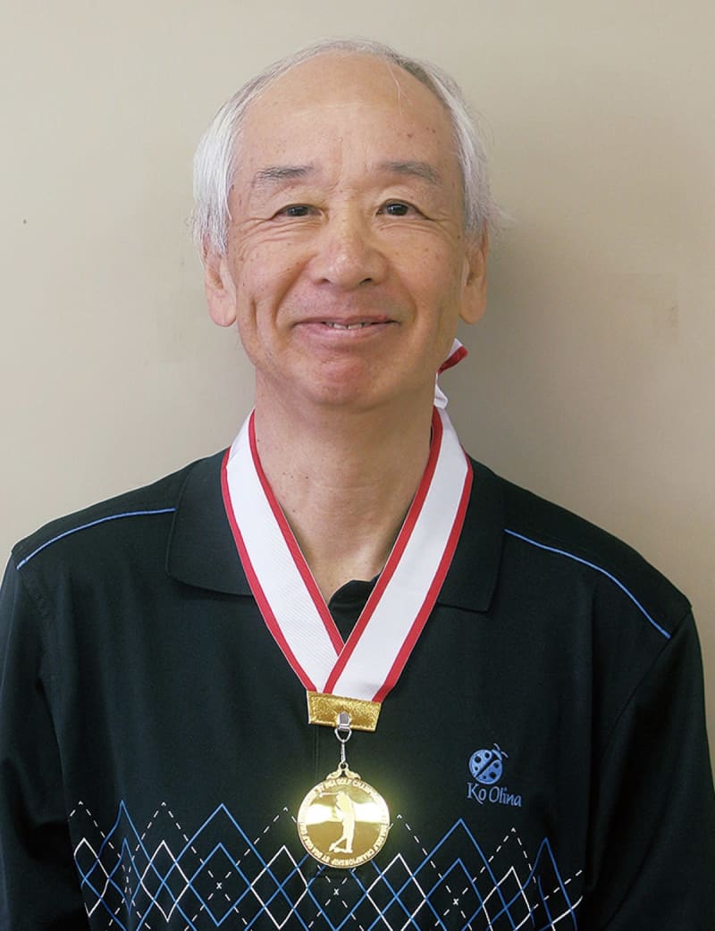 OP Golf for the Disabled: Mr. Sakurada V in the hemiplegia category, updating his personal best every day Asahi Ward, Yokohama City