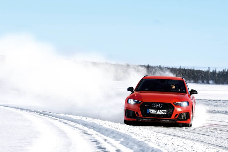 Audi holds winter ice experience tour in Finland for Japanese people