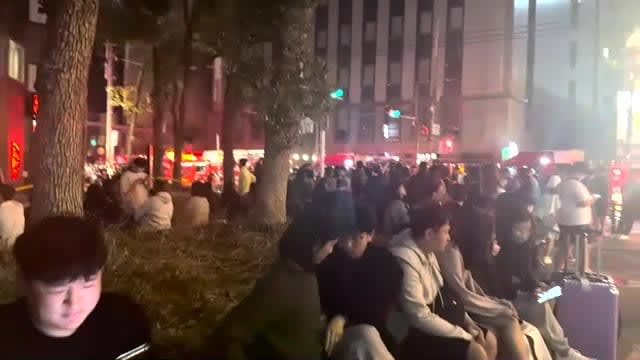 【速報】大阪・ミナミのホテルで火災　大勢の客が避難
