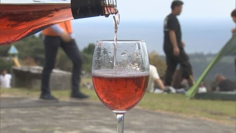 Promote new sake Harvest Festival at Tsuno Winery