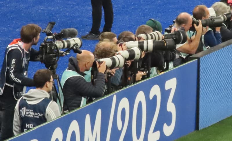 キヤノン、ラグビーワールドカップ2023で報道用カメラの利用率1位に　