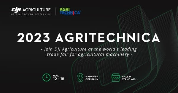 DJI Agricultureが欧州有数の農業機械見本市に先進農業テクノロジーを出展