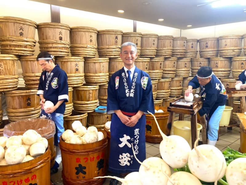 The warm “first day of winter” is the peak season for pickling the winter flavor “Senmaizuke”!We are also doing other SDGs... Daian, a long-established store in Kyoto